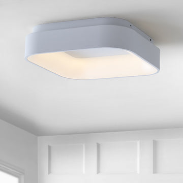 Rafael 17.7" Integrated LED Metal Flush Mount Ceiling Light - JONATHAN Y